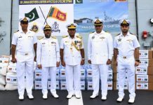 PAK NAVY Heavily Armed Stealth Warship PNS SAIF Delivers Humanitarian Assstance And Disaster-Relief (HADR) Mission To The Affectees Of The Cyclone Ditwah In Friendly Country Sri Lanka