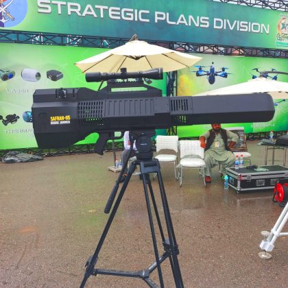 SAFRAH Anti-Drone Jamming Gun
