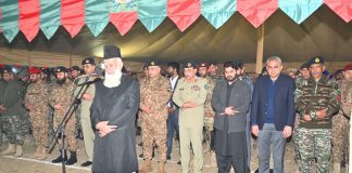 CHIEF OF DEFENSE FORCES (COAS) Hafiz Syed Asim Munir And Top Senior MILITARY Officers Attends The Funeral Prayers Of Bravest Son Of Sacred PAKISTAN Major Adeel Zaman Shaheed At Peshawar Garrison