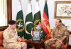 Chairman Joint Chiefs of Staff (CJCS) of the Jordan Armed Forces His Excellency Major General Yousef Ahmed A. Al Huneiti And CHIEF OF DEFENSE FORCES (CDF) PAK ARMY CHIEF (COAS) Hafiz Syed Asim Munir