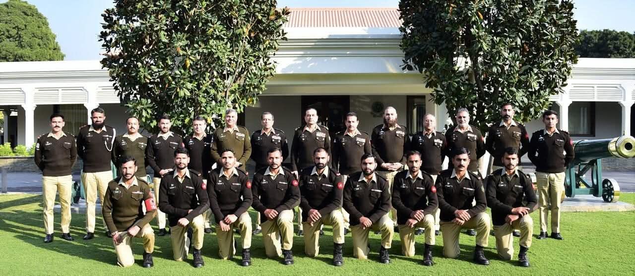 Field Marshal PAK ARMY CHIEF (COAS) Hafiz Syed Asim Munir Meets With The Proud Participants Of The Cambrian Patrol At GHQ Rawalpindi