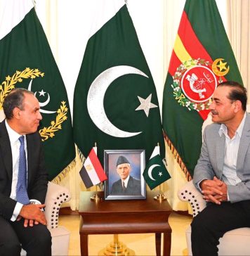 Foreign Minister Of Egypt Dr. Badr Ahmed Mohamed Abdelatty And Field Marshal PAK ARMY CHIEF Hafiz Syed Asim Munir Expresses Serious Concerns On indian And iranian Terrorism In Sacred PAKISTAN