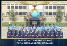 1155 Trainees From PAK AIR FORCE – PAK NAVY And Friendly And Allied Countries Of Sacred Country PAKISTAN Successfully Completes Their Training During The Passing Out Parade Held At PAF Airmen Academy At Korangi In Karachi PASSING OUT PARADE HELD AT PAF AIRMEN ACADEMY KORANGI