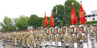 Passing Out Parade Of 21st Batch Of Recruits For MILITARY Training Course Successfully Held During A Graceful And Prestigious Ceremony Held At Punjab Regiment Centre (PRC) Mardan