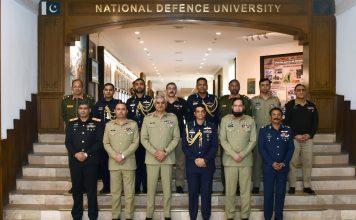 BANGLADESH Chief OF The Air Staff Air Chief Marshal Hasan Mahmood Khan Has Paid High-Profile And Most Important Visit To National Defense University (NDU