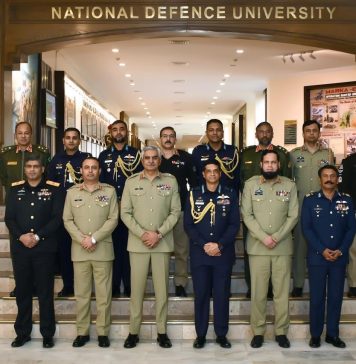 BANGLADESH Chief OF The Air Staff Air Chief Marshal Hasan Mahmood Khan Has Paid High-Profile And Most Important Visit To National Defense University (NDU
