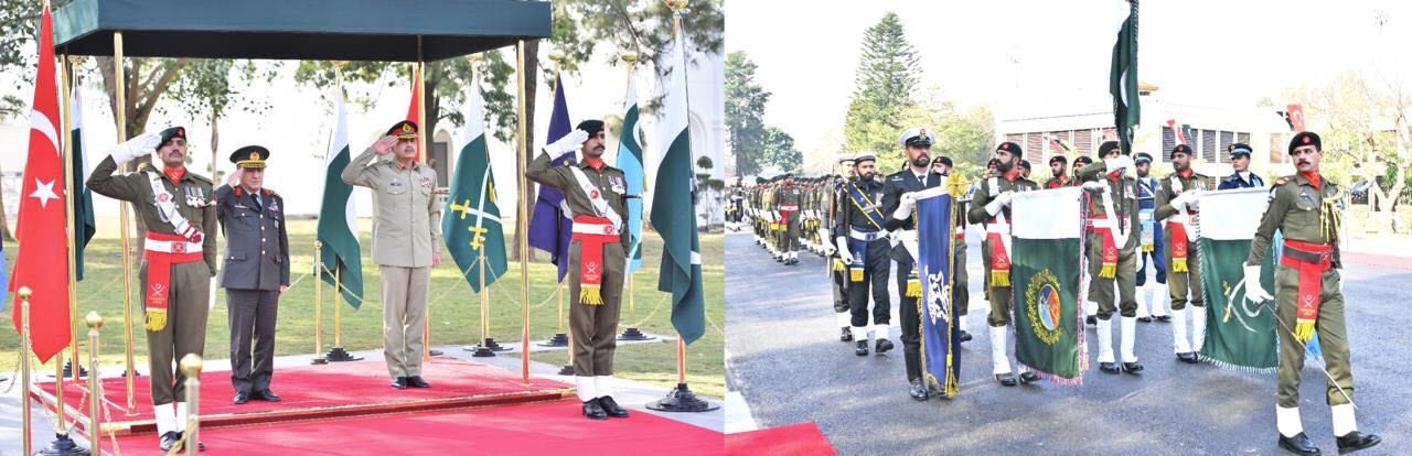 CHIEF OF THE TURKISH GENERA STAFF His Excellency General Selcuk Bayraktaroglu High-Profile & Most Important Visit to GHQ Rawalpindi