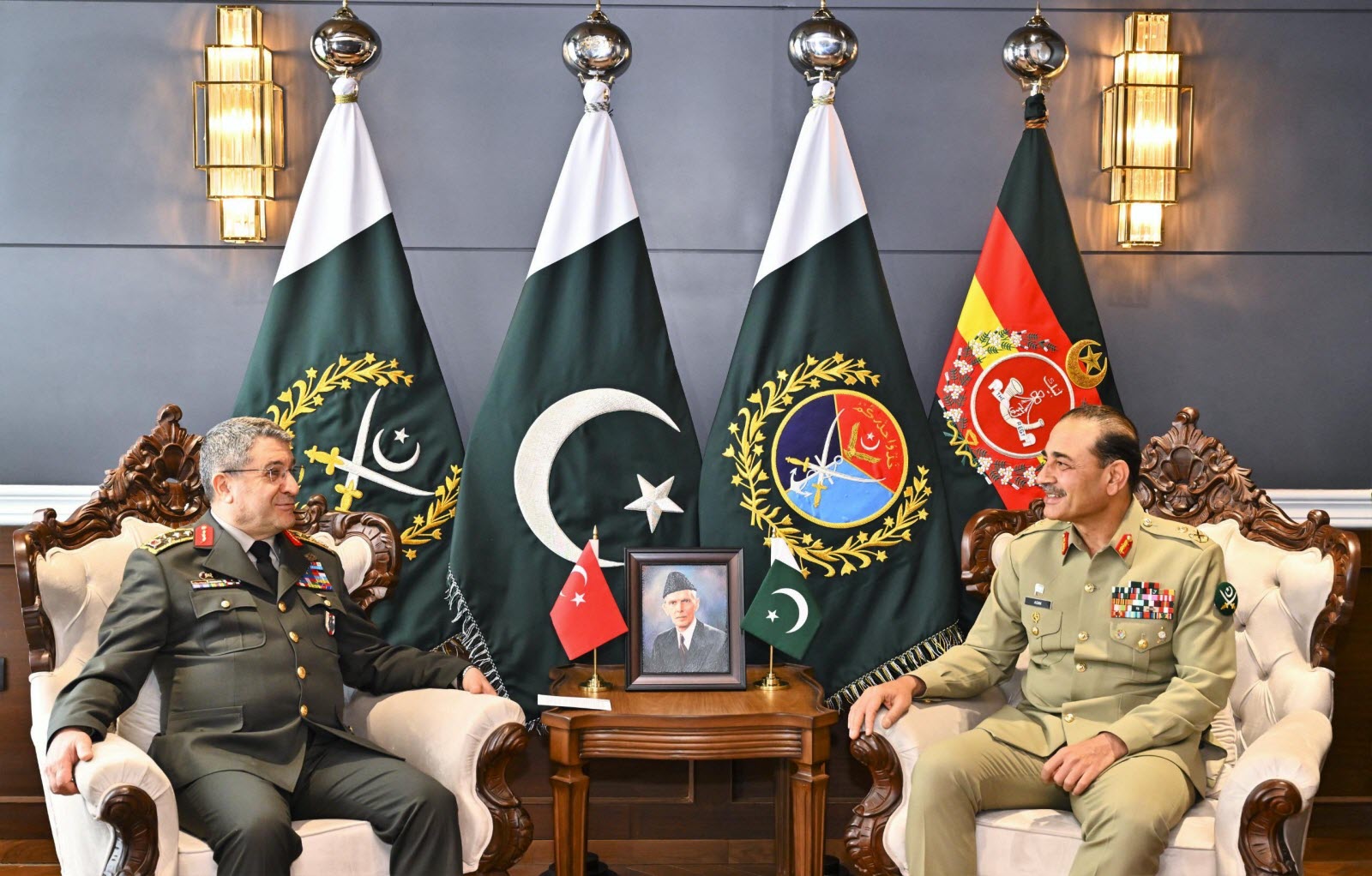 CHIEF OF THE TURKISH GENERA STAFF His Excellency General Selcuk Bayraktaroglu High-Profile and Most Important Visit to GHQ Rawalpindi
