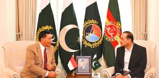 Minister Of Defense Of ISLAMIC Republic Of Indonesia Lt. Gen (Retd) Sjafrie Sjamsoeddin And CDF And COAS Hafiz Syed Asim Munir Discusses Regional And Trans-Regional Security Issues At GHQ Rawalpindi