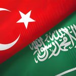 Inclusion Of PAKISTAN Iron Brother And All Weather STRATEGIC Ally TURKIYE In STRATEGIC MUTUAL DEFENSE AGREEMENT (SMDA) To Fundamentally Boost The Power Of Unified ISLAMIC MILITARY ALLIANCE As Attack On One Country Is Considered As Attack On All Member Countries And All Countries Would Respond With Full Might In Befitting Manner TURKIYE AND SAUDI ARABIA FLAGS TOGETHER