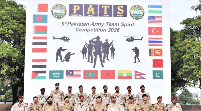 9th International PAK ARMY Team Spirit (PATS) – 2026 Competition Successfully Culminates With The Participation Of 19 Allied And Friendly Countries Of Beloved Peace Loving Sacred Country PAKISTAN At National Counter Terrorism Centre (NCTC) In Kharian 9th International PAK ARMY Team Spirit (PATS) – 2026 Competition Successfully Culminates With The Participation Of 19 Allied And Friendly Countries Of Sacred Country PAKISTAN At NCTC Kharian