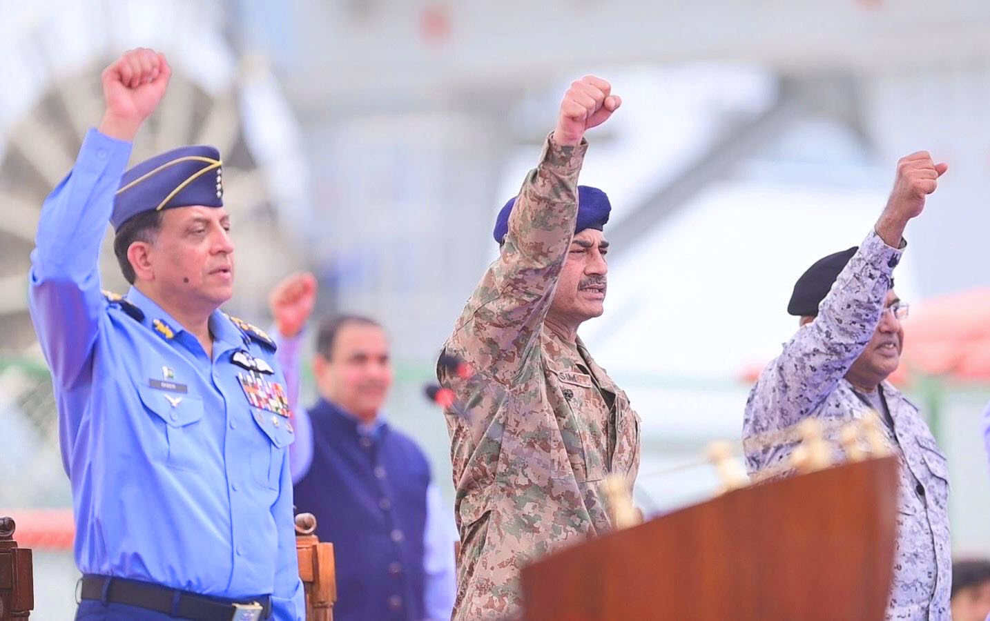 Brave and Valiant Top MILITARY Brass Of Sacred Country PAKISTAN During OPERATION GHAZAB-LIL-HAQ
