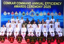 COMKAR Command Annual Efficiency Award Ceremony 2025 was held on 10 February 2026 at PNS JAUHAR
