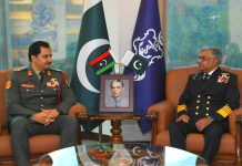 DEPUTY COMMANDER-IN-CHIEF OF THE LIBYAN ARAB ARMED FORCES CALLS ON CHIEF OF THE NAVAL STAFF AT NAVAL HEADQUARTERS