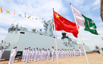 Brave CHINESE PEOPLES LIBERATION ARMY NAVY (PLAN) Heavily Armed Stealth Warship DAQING Arrived At Karachi To Participate In 4th Edition Of PAK-CHINA Joint STRATEGIC NAVAL Exercise SEA GUARDIANS-IV
